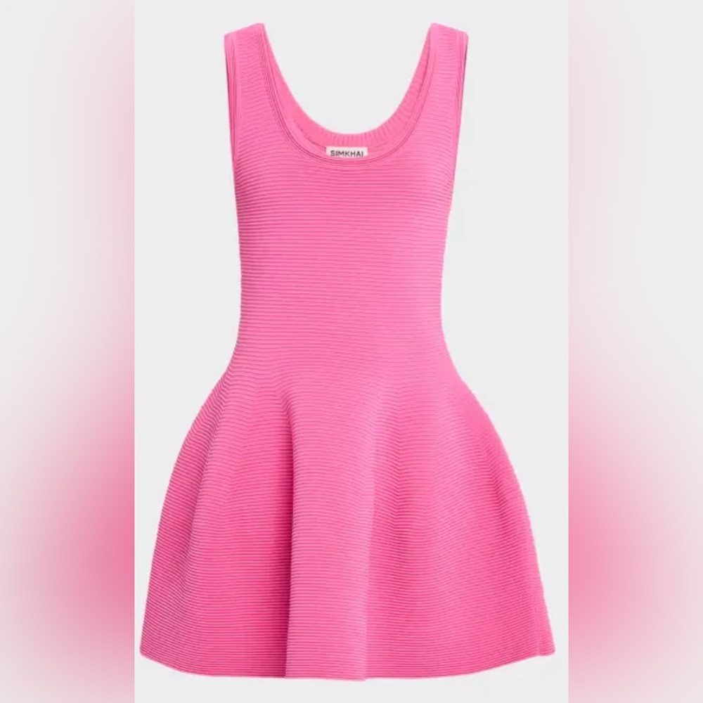Simkhai Larina Mini Dress in Berry